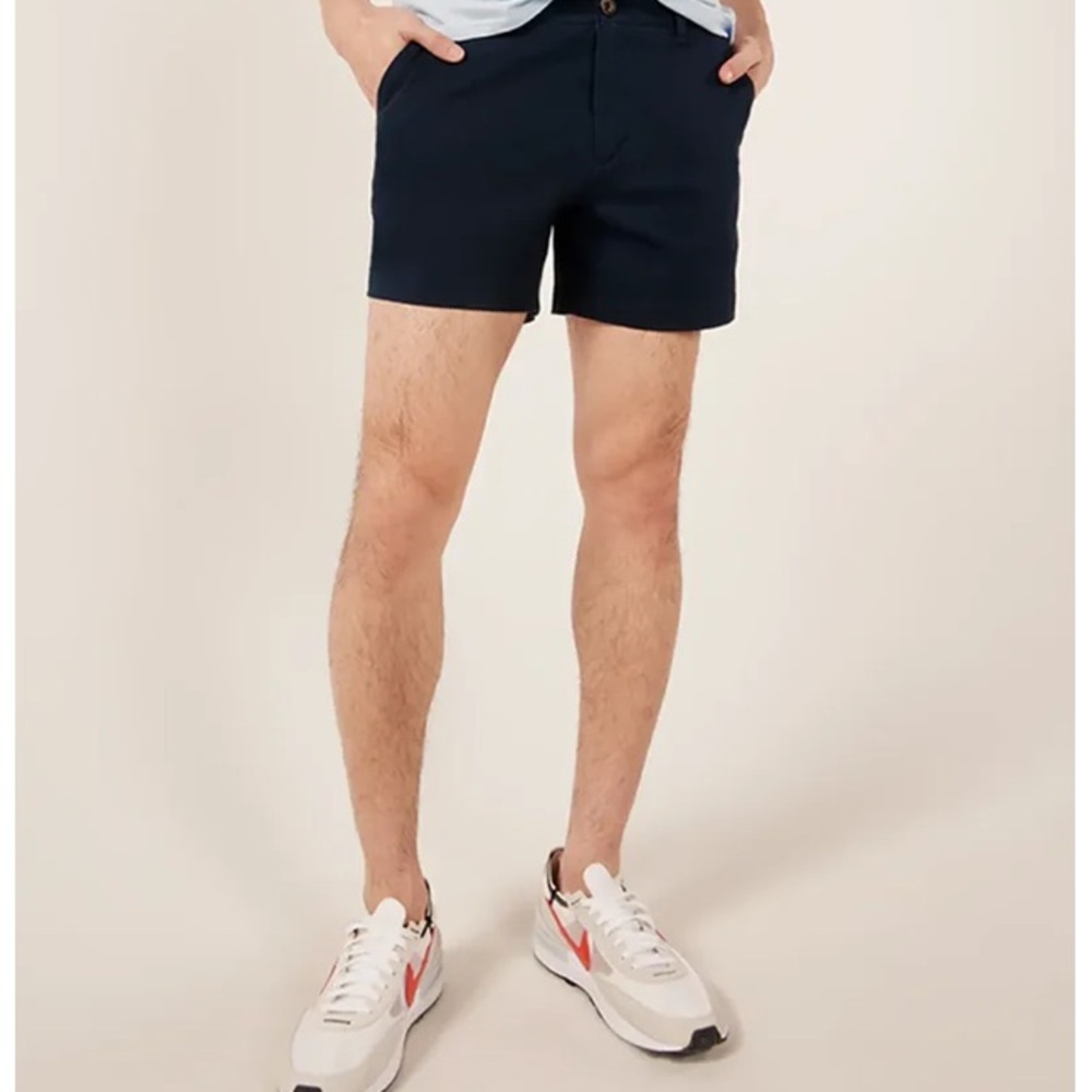 Chubbies Navy Blue Flat Front Shorts